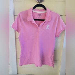 Womens Size L Disney Golf Polo